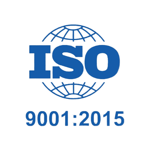 ISO 9001:2015 certification badge