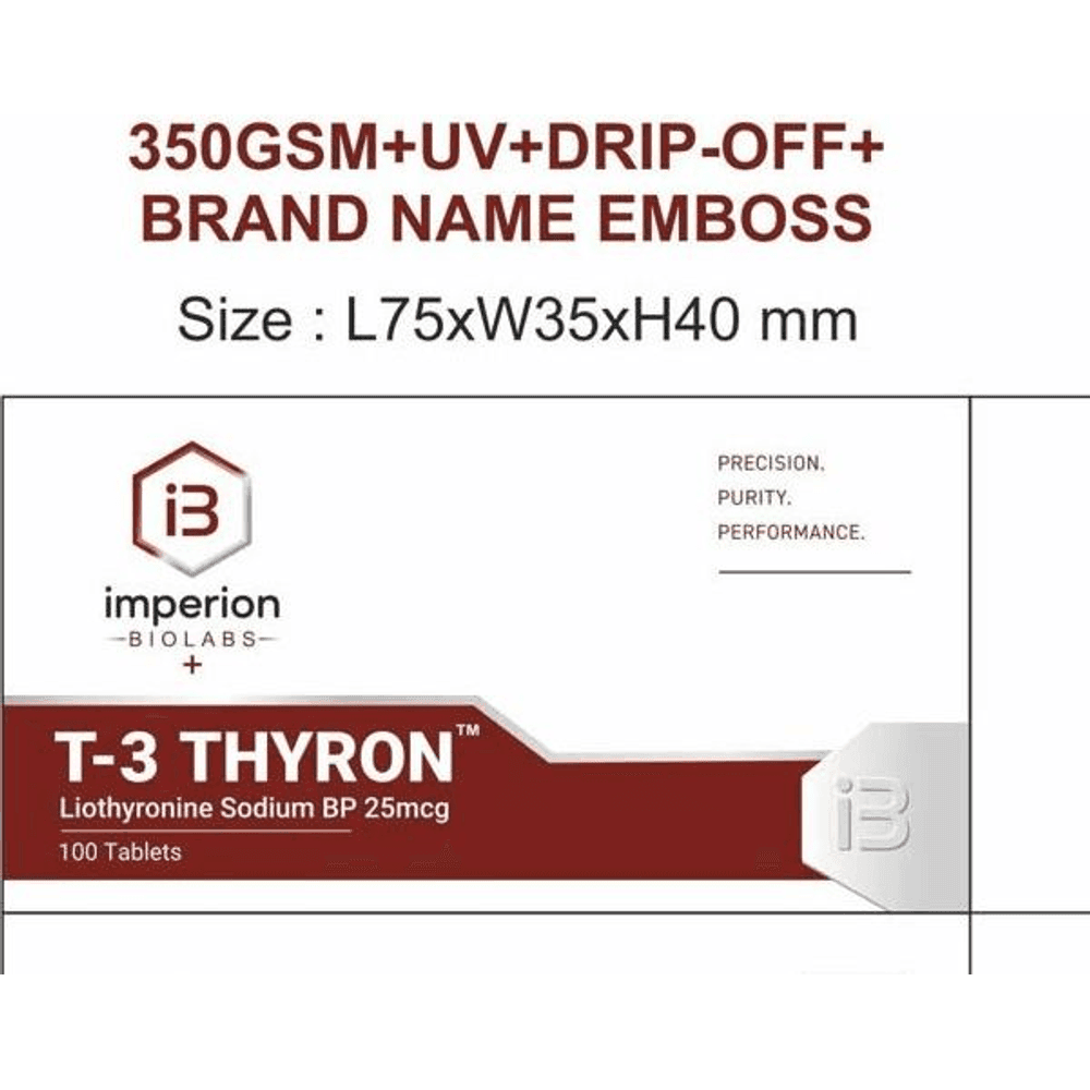 T-3 Thyron — Liothyronine Sodium 25 mcg