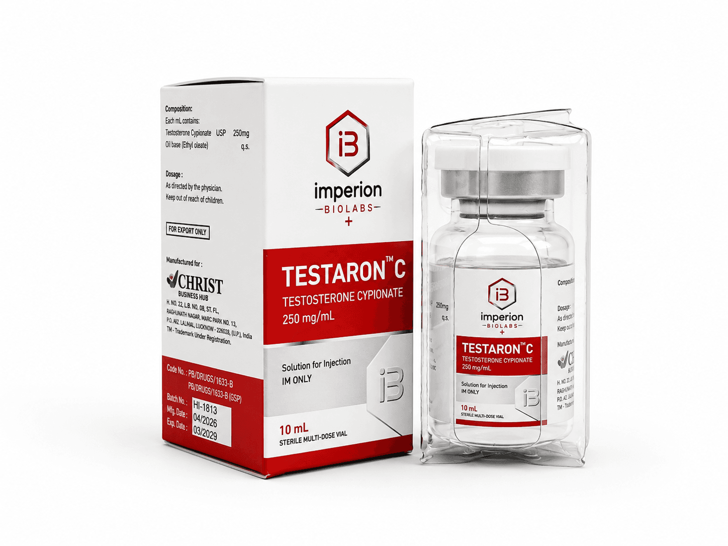 Testaron C — Testosterone Cypionate 250 mg/mL
